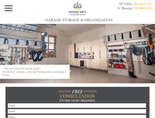 Tablet Screenshot of garagestoragephoenix.com